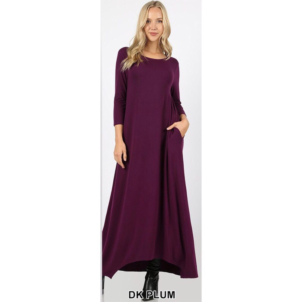 NWT Plus Size Shark Bite Maxi Dress